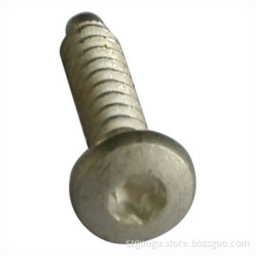 Torx recessed pan head screw with flat tail, GB/T 2672-1986